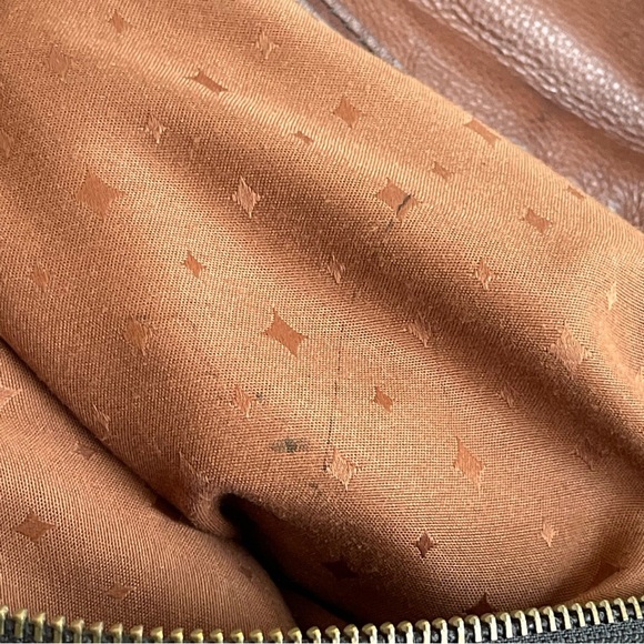 Fossil Brown Leather Explorer Foldover Tote Bag - Picture 13 of 17